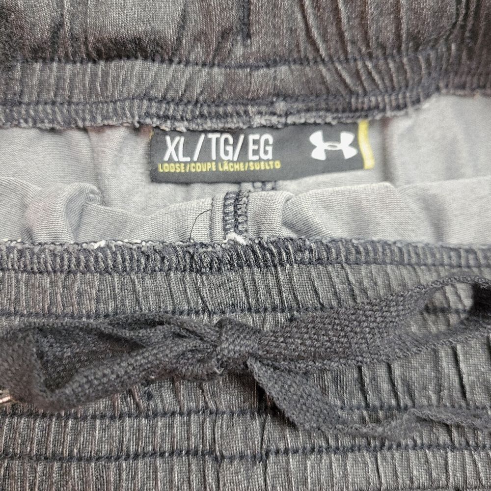 Under Armour Ankle Zipper Grey Joggers - Picture 4 of 12